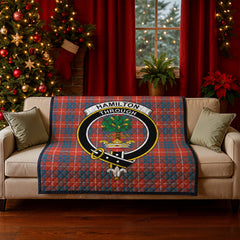 Hamilton Ancient Tartan Crest Quilt