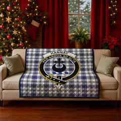 Hannay Modern Tartan Crest Quilt