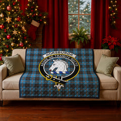 Horsburgh Tartan Crest Quilt