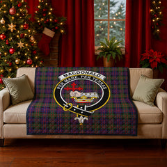 MacDonald Modern Tartan Crest Quilt