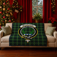 McArthur Modern Tartan Crest Quilt