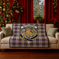 McPherson Hunting Ancient Tartan Crest Quilt