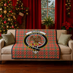 Munro Ancient Tartan Crest Quilt