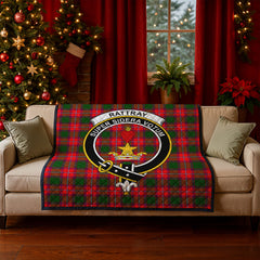 Rattray Modern Tartan Crest Quilt
