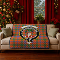 Ross Ancient Tartan Crest Quilt