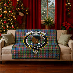 Stirling (of Keir) Tartan Crest Quilt