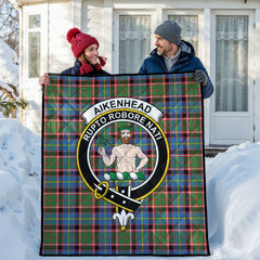 Aikenhead Tartan Crest Quilt