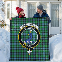 Arbuthnot Ancient Tartan Crest Quilt