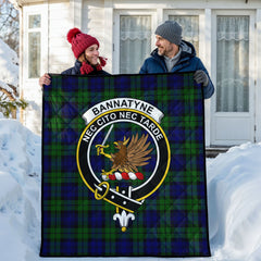 Bannatyne Tartan Crest Quilt
