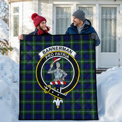 Bannerman Tartan Crest Quilt