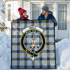 Bell of the Borders Tartan Crest Quilt