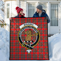 Binning (of Wallifoord) Tartan Crest Quilt