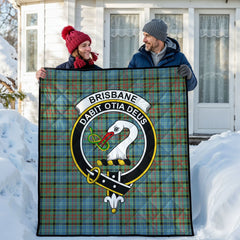 Brisbane Tartan Crest Quilt
