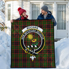 Buchan Modern Tartan Crest Quilt