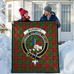 Burnett Tartan Crest Quilt