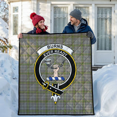Burns Check Tartan Crest Quilt