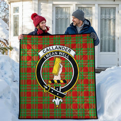 Callander Tartan Crest Quilt