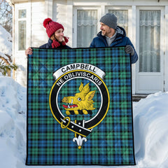 Campbell Ancient 01 Tartan Crest Quilt