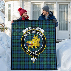 Campbell Ancient 02 Tartan Crest Quilt