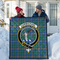Carmichael Ancient Tartan Crest Quilt
