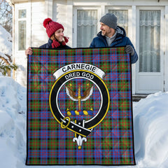 Carnegie Ancient Tartan Crest Quilt