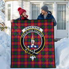 Charteris (Earl of Wemyss) Tartan Crest Quilt