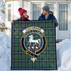 Cochrane Ancient Tartan Crest Quilt