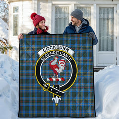 Cockburn Modern Tartan Crest Quilt