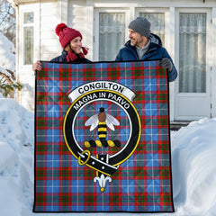 Congilton Tartan Crest Quilt