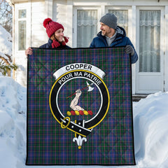 Cooper Tartan Crest Quilt