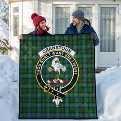 Cranstoun Tartan Crest Quilt