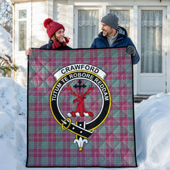 Crawford Ancient Tartan Crest Quilt