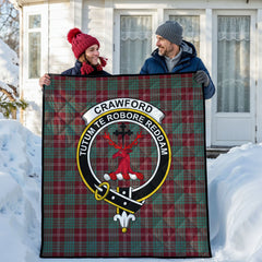 Crawford Modern Tartan Crest Quilt