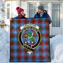 Crichton Tartan Crest Quilt
