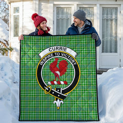 Currie Tartan Crest Quilt