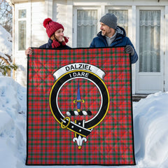 Dalziel Modern Tartan Crest Quilt