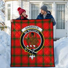 Darroch (Gourock) Tartan Crest Quilt