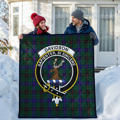 Davidson Modern Tartan Crest Quilt