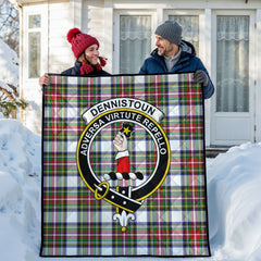 Dennistoun Tartan Crest Quilt