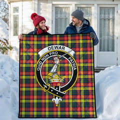 Dewar Tartan Crest Quilt