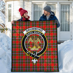 Drummond of Perth Tartan Crest Quilt