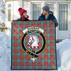 Dunbar Ancient Tartan Crest Quilt
