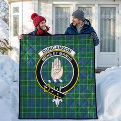 Duncanson Tartan Crest Quilt