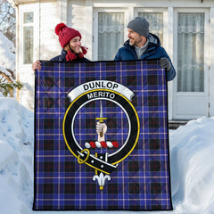 Dunlop Modern Tartan Crest Quilt