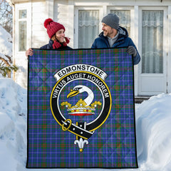 Edmonstone Tartan Crest Quilt