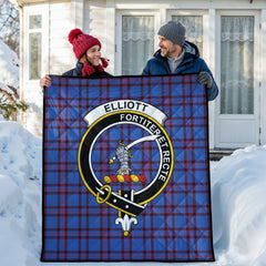 Elliott Modern Tartan Crest Quilt