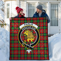 Fairlie Tartan Crest Quilt