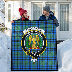 Falconer Tartan Crest Quilt