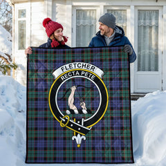 Fletcher Modern Tartan Crest Quilt