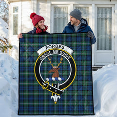 Forbes Ancient Tartan Crest Quilt
